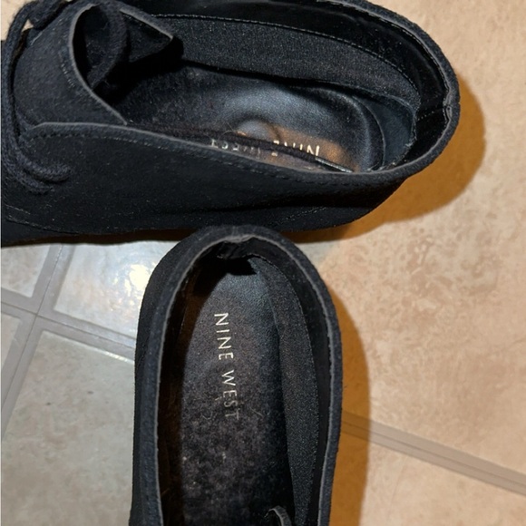 Nine West Laced Wedge Boots - Picture 2 of 4